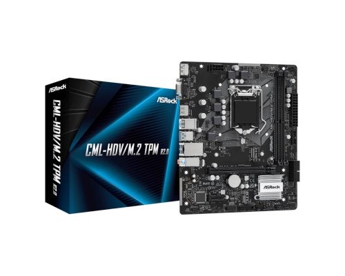 Материнская плата Asrock CML-HDV/M.2 TPM R2.0