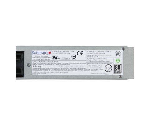 Блок питания SuperMicro 400W PWS-407P-1R