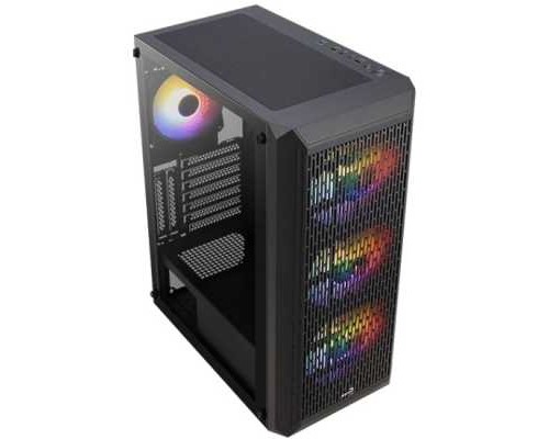 Корпус AeroCool Beam-G-BK-V2 Black Mini Tower