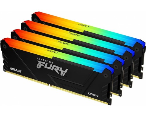 Оперативная память Kingston Fury Beast RGB 128Gb KF436C18BB2AK4/128