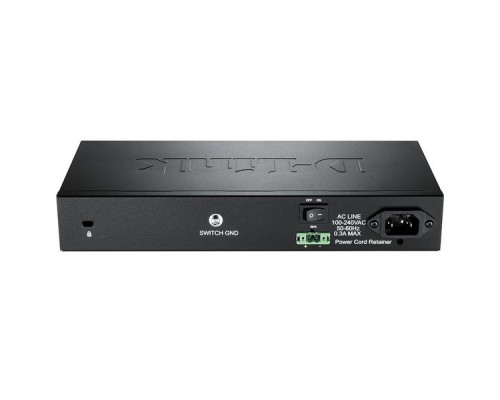 D-Link DGS-1210-10/ME Управляемый коммутатор 2 уровня с 8 портами 10/100/1000Base-T и 2 портами 1000Base-X SFP