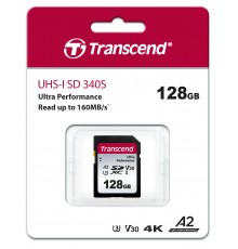 Карта памяти Transcend SDXC 128GB TS128GSDC340S                                                                                                                                                                                                           