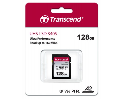 Карта памяти Transcend SDXC 128GB TS128GSDC340S