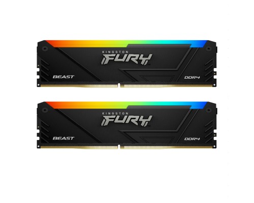 Оперативная память 32GB Kingston Fury Beast RGB KF426C16BB12AK2/32