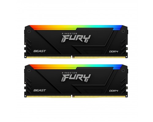 Оперативная память 16GB Kingston Fury Beast RGB KF426C16BB2AK2/16