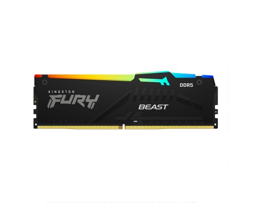 Оперативная память 8GB Kingston Fury Beast Black RGB KF560C40BBA-8