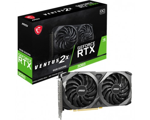 Видеокарта MSI GeForce RTX 3060 VENTUS 2X 8G OC