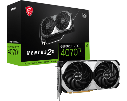 Видеокарта MSI GeForce RTX 4070 Ti SUPER 16G VENTUS 2X OC