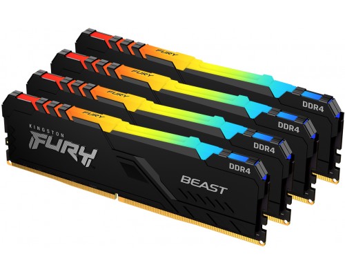 Оперативная память 128GB Kingston Fury Beast Black RGB KF426C16BB2AK4/128