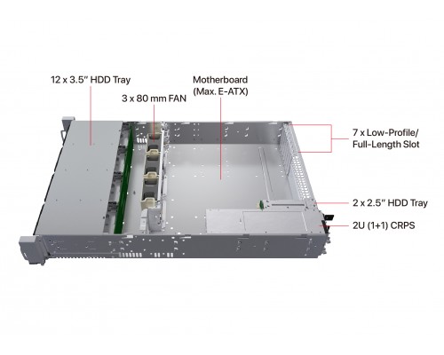 Серверный корпус Ablecom CS-R29-01P