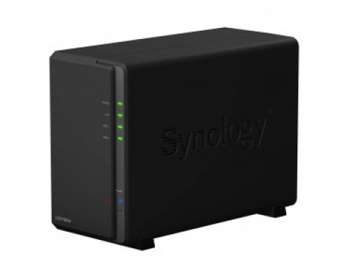 Сетевое хранилище Synology DS218Play 2xHDD Hot Plug, SATA(3,5''), DC1,4GhzCPU/1Gb/RAID0,1/ 2xUSB3.0/1GigEth/iSCSI/2xIPcam(upto15)/1xPS