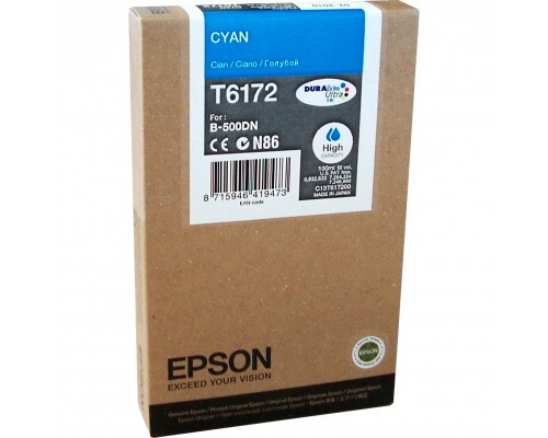 Картридж Epson C13T617200 cyan high Картридж Epson C13T617200 cyan high