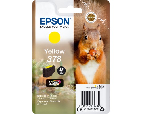 Картридж Epson C13T37844020 Yellow