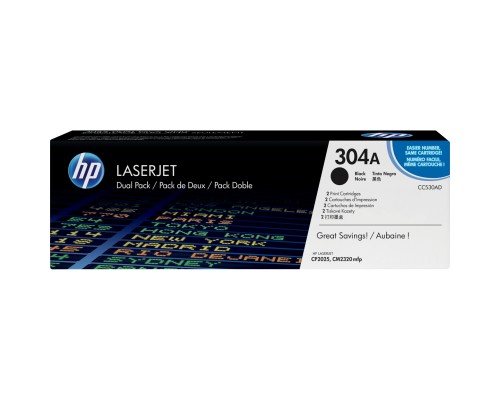 Картридж HP 304A CC530AD Dual Pack Black Print Cartridges