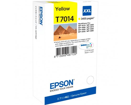 Картридж Epson C13T70144010 Yellow