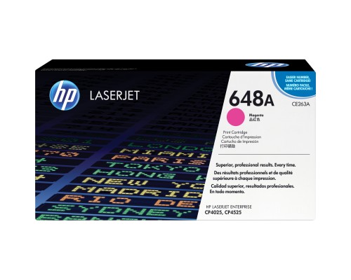 Тонер-картридж HP Color LaserJet CE263A Magenta