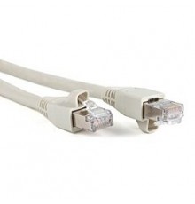 Патч-корд экранированный Hyperline PC-LPM-STP-RJ45-RJ45-C6a-0.5M-LSZH-GY                                                                                                                                                                                  