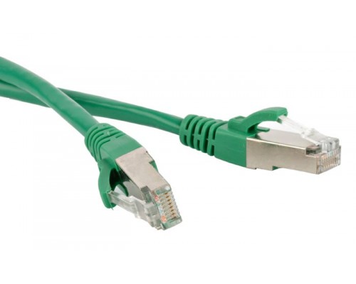 Патч-корд экранированный Hyperline PC-LPM-STP-RJ45-RJ45-C5e-15M-LSZH-GN