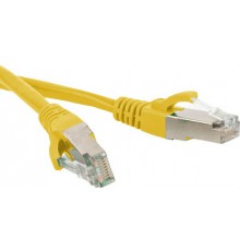 Патч-корд экранированный Hyperline PC-LPM-SFTP-RJ45-RJ45-C6-3M-LSZH-YL                                                                                                                                                                                    