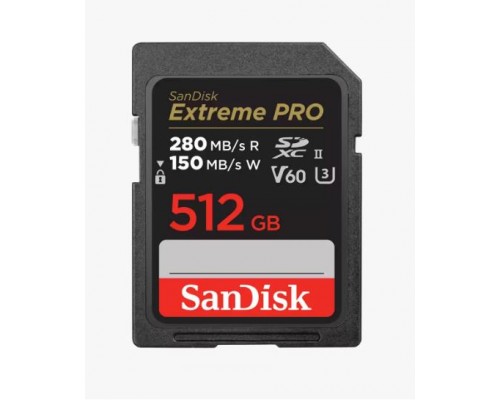 Карта памяти SanDisk 512GB UHS-II SDSDXEP-512G-GN4IN
