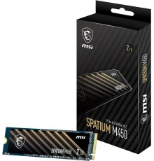 Жесткий диск PCIE 4.0 NVME M.2 2TB SPATIUM M450 2TB MSI                                                                                                                                                                                                   