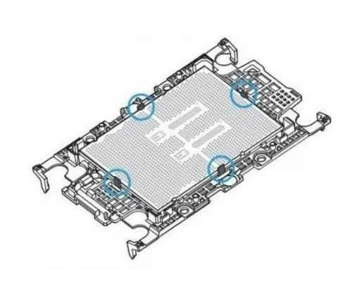 Крепеж для удержания процессора в сокете SuperMicro SKT-1424L-001B-FXC