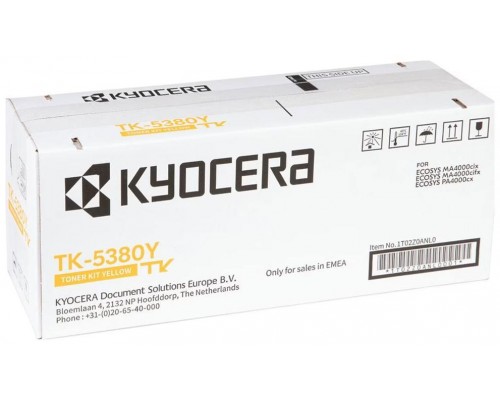 Тонер-картридж Kyocera TK-5380Y Yellow 1T02Z0ANL0