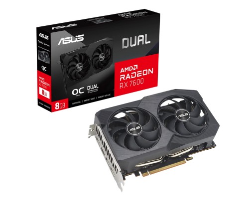 Видеокарта ASUS DUAL-RX7600-O8G-V2 90YV0IH2-M0NA00