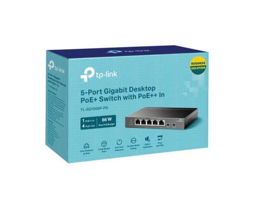 Коммутатор TP-LINK TL-SG1005P-PD