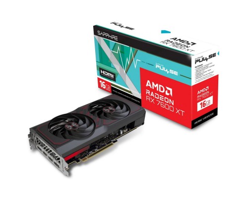 Видеокарта Sapphire RX7600XT PULSE GAMING OC 16GB 11339-04-20G