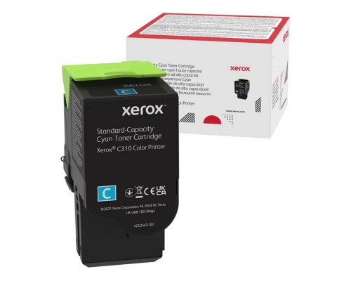 Картридж Xerox C310/C315 Голубой стонером стандартной емкости (2 000 страниц) 006R04357