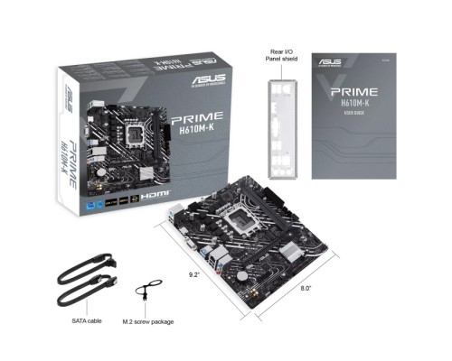 Материнская плата ASUS PRIME H610M-K 90MB1GA0-M0EAY0