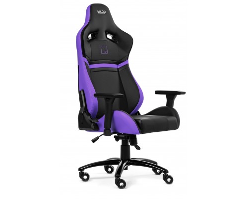Игровое кресло WARP Gr GR-BPP black/purple компьютерное
