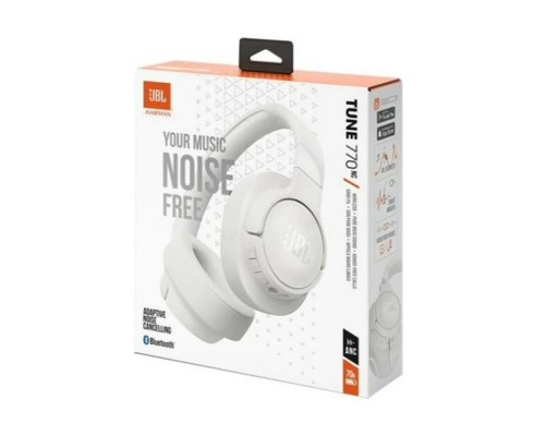 Беспроводные  наушники JBL TUNE 770NC белые JBLT770NCWHTCN