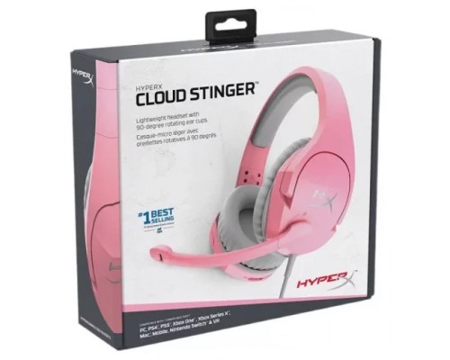 Игровая гарнитура HyperX Cloud Stinger розовая HHSS1X-AX-PK/G