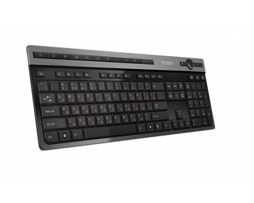 Клавиатура беспроводная чёрная SVEN KB-E5500W SV-021931