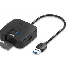 Концентратор Vention OTG USB 2.0/ USB 3.0 на 4 порта CHABF                                                                                                                                                                                                