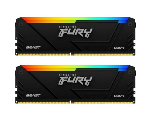 Память оперативная 64GB Kingston FURY Beast RGB KF426C16BB2AK2/64