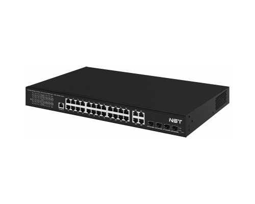 Управляемый L2 PoE коммутатор NST NS-SW-24G4G-PL