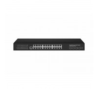 Управляемый L3 PoE коммутатор NST NS-SW-24G4G10-PL                                                                                                                                                                                                        