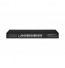 Управляемый L3 PoE коммутатор NST NS-SW-24G4G10-PL                                                                                                                                                                                                        