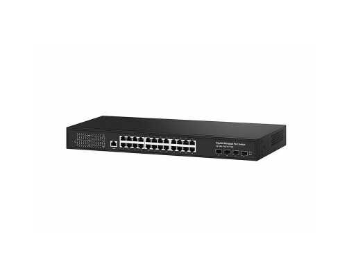 Управляемый L3 PoE коммутатор NST NS-SW-24G4G10-PL