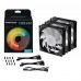 Комплект вентиляторов Phanteks M25 DRGB Black PH-F120M25_DRGB_PWM_BK01_3P_RU