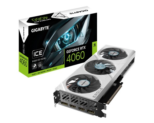 Видеокарта Gigabyte RTX4060 EAGLE OC ICE 8GB