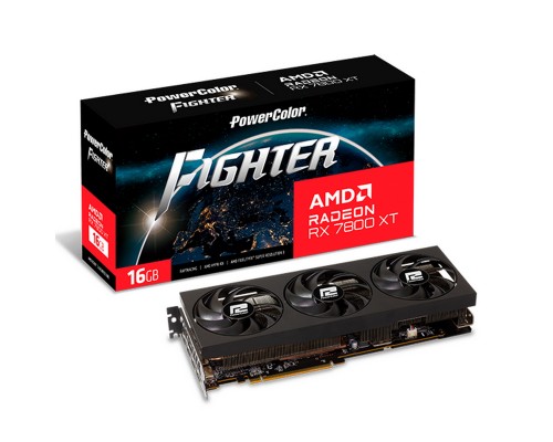 Видеокарта PowerColor RX7800XT Fighter 16GB