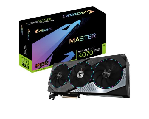 Видеокарта Gigabyte RTX4070SUPER AORUS MASTER 12GB RTL