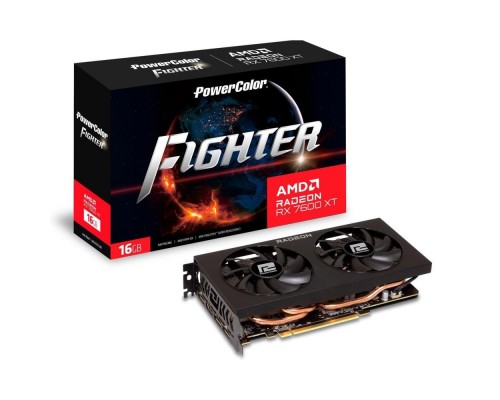 Видеокарта PowerColor RX7600XT Fighter 16GB