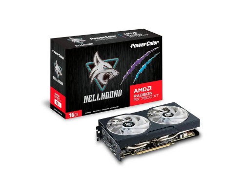 Видеокарта PowerColor RX7600XT Hellhound 16GB