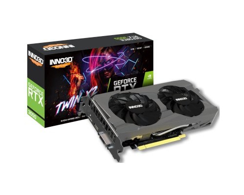 Видеокарта Inno3D nVidia GeForce RTX 3050 Twin X2 8Gb N30502-08D6-1711VA41