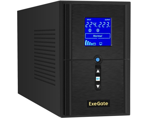 Источник бесперебойного питания ExeGate SineTower SZ-2000.LCD.AVR.3SH.1C13.USB